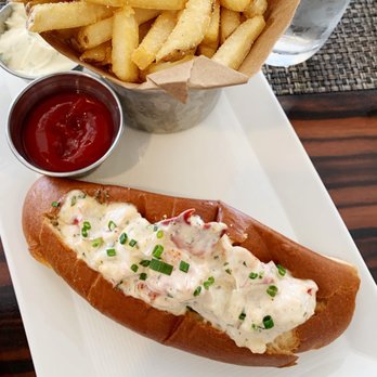 BLT Prime - a hot dog and french fries - Steakhouses Near Me - Miami, Florida