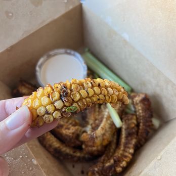 Basic Kitchen - Corn ribs - New American Near Me - Charleston, South Carolina Basic Kitchen - Corn ribs - New American Near Me - Charleston, South Carolina