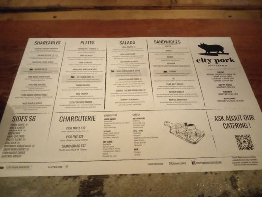 Menu photo 1 City Pork Jefferson Baton Rouge, LA Menu photo 1 City Pork Jefferson Baton Rouge, LA