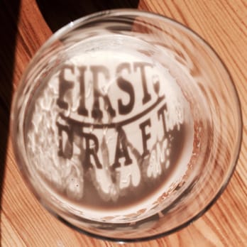 First Draft Taproom & Kitchen - Enjoying some Imperial Stout by Left Hand for brunch on the sunny patio at First Draft. - Bars Near Me - Denver, Colorado