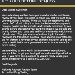 Look how they give "reasonable" excuse not to refund me. I need the test on time, they need my money. That business! Look how they give "reasonable" excuse not to refund me. I need the test on time, they need my money. That business!