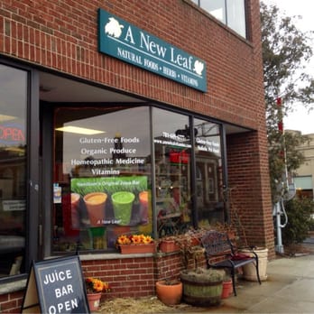A New Leaf - the front of a juice shop - Juice Bars & Smoothies Near Me - Needham, Massachusetts