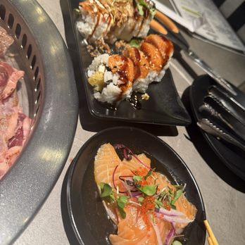 Daikon Korean BBQ - Marinated Sashimi was really good. Only allowed to order 1 plate each per person - Barbeque Near Me - Vallejo, California