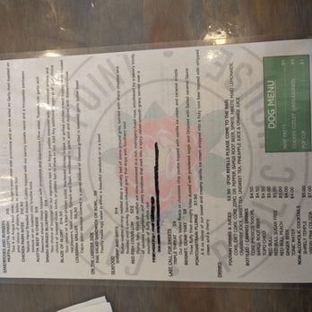 Camellia Point - Backside Menu... Most recent - Cocktail Bars Near Me - Slidell, Louisiana