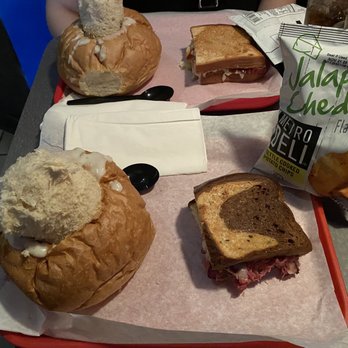 Bison Witches Bar & Deli - Boston Clam Chowder bread bowl 1/2 Pastrami Sandwich - Bars Near Me - Tucson, Arizona Bison Witches Bar & Deli - Boston Clam Chowder bread bowl 1/2 Pastrami Sandwich - Bars Near Me - Tucson, Arizona