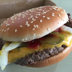 McDonald's - Quarter Pounder w cheese & extra onion & pickle