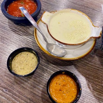 Dahlia Daytona Beach - 3 Salsas and Queso - Mexican Near Me - Daytona Beach, Florida Dahlia Daytona Beach - 3 Salsas and Queso - Mexican Near Me - Daytona Beach, Florida