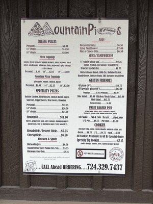 Menu photo 1 Mountain Pies Markleysburg, PA Menu photo 1 Mountain Pies Markleysburg, PA