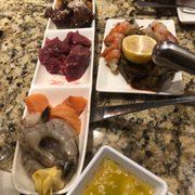 Photo of The Melting Pot - Greenville, SC, United States. Shrimp,Salmon, Steak,Teriyaki Steak, Chicken, Pasta and Lobster