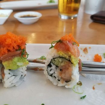 Aonami - Rice to fish ratio is a little off. The roll was rough the size of a Ping Pong ball. - Sushi Bars Near Me - Chico, California