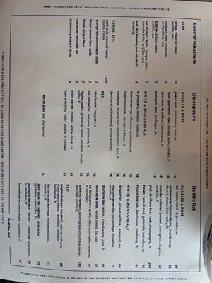 Menu photo 3 Homer Seattle, WA Menu photo 3 Homer Seattle, WA