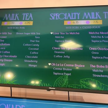 The Boba Bar - Menu - Bubble Tea Near Me - Omaha, Nebraska The Boba Bar - Menu - Bubble Tea Near Me - Omaha, Nebraska