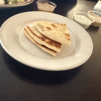Patty's Cafe La Mesa - 3 measly pieces of pita that came with the gyro salad. - American Near Me - La Mesa, California
