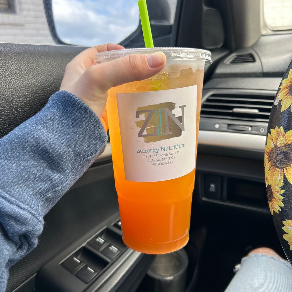 Zenergy Nutrition - Peach and coconut nutrition tea - Juice Bars & Smoothies Near Me - Jackson, Mississippi Zenergy Nutrition - Peach and coconut nutrition tea - Juice Bars & Smoothies Near Me - Jackson, Mississippi