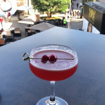 Bazille - "Kiss my cranberries" cocktail - New American Near Me - San Diego, California