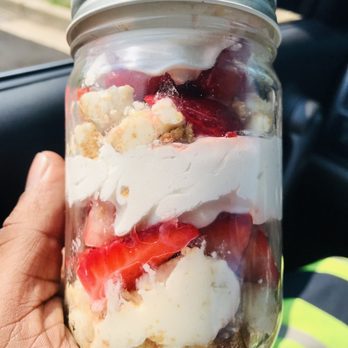 Slim Chickens - Strawberry Cheesecake Jar - Southern Near Me - Bowie, Maryland