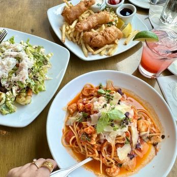 Pacific Coast Grill - PACIFIC SEAFOOD COBB SALAD , FISH and CHIPS , SEAFOOD PASTA - Seafood Near Me - Cardiff, California Pacific Coast Grill - PACIFIC SEAFOOD COBB SALAD , FISH and CHIPS , SEAFOOD PASTA - Seafood Near Me - Cardiff, California