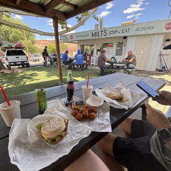 Milt's Stop & Eat - Bacon Cheeseburger, Parmesan Tater Tots, Santa Fe Cheeseburger - Fast Food Near Me - Moab, Utah