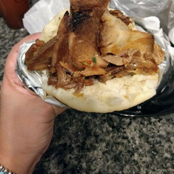 El Fogón Latino - BBQ pork arepa - Venezuelan Near Me - Edmonton, Alberta