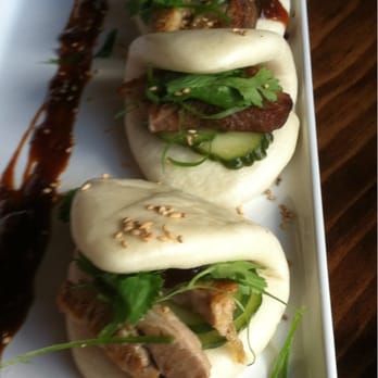 Lucky Belly - Belly Pork Bao with Sake Hoisin Sauce..onolichious! - Bars Near Me - Honolulu, Hawaii Lucky Belly - Belly Pork Bao with Sake Hoisin Sauce..onolichious! - Bars Near Me - Honolulu, Hawaii
