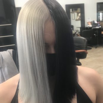 QT Salon - Half black half white by Hanna - Hair Salons Near Me - Westminster, California