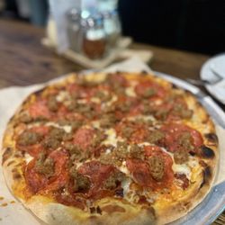 Wood Paddle Pizza and Tap - Carnivore pizza