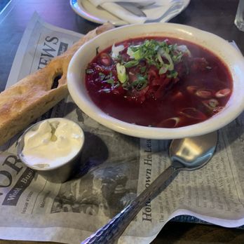 Cheeseboat - Ukrainian Borscht - Georgian Near Me - New York, New York
