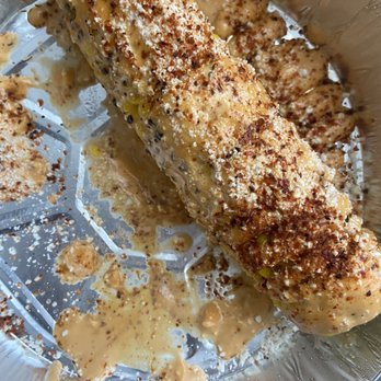 Las Chelitas - FIRE GRILLED CORN ON THE COB - Mexican Near Me - Brooklyn, New York Las Chelitas - FIRE GRILLED CORN ON THE COB - Mexican Near Me - Brooklyn, New York