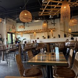 You can see three tables occupied
