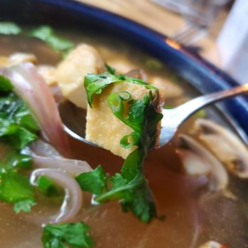 Talay Chicago - Tofu Tom Yum soup... very good for this weather. - Thai Near Me - Chicago, Illinois Talay Chicago - Tofu Tom Yum soup... very good for this weather. - Thai Near Me - Chicago, Illinois