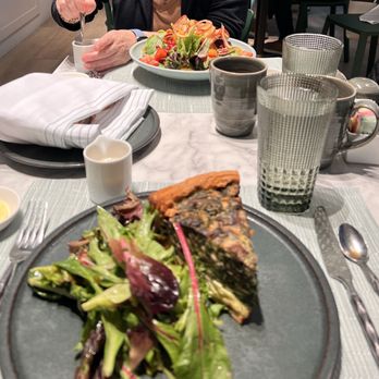 Pierrot Gourmet - cheese spinach quiche - Coffee & Tea Near Me - Chicago, Illinois Pierrot Gourmet - cheese spinach quiche - Coffee & Tea Near Me - Chicago, Illinois