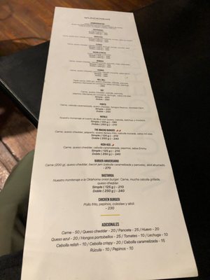Menu photo 3 Wunder Bar Buenos Aires, C