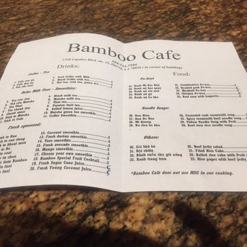 Bamboo Cafe - Menu - Vietnamese Near Me - Harvey, Louisiana