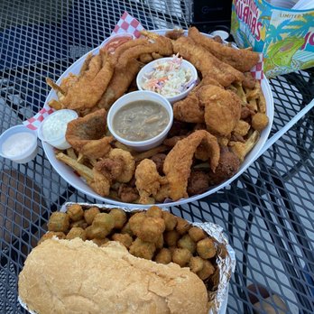 The French Quarter - two plates of fried food - Cajun/Creole Near Me - Johnson City, Tennessee The French Quarter - two plates of fried food - Cajun/Creole Near Me - Johnson City, Tennessee