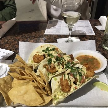Shore Grille - Shrimp tacos they were - American Near Me - San Pedro, California Shore Grille - Shrimp tacos they were - American Near Me - San Pedro, California