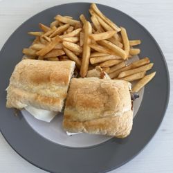 Ana's Cafe - Chicken Philly with Fries