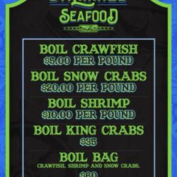 Ultimate Seafood - Boil menu