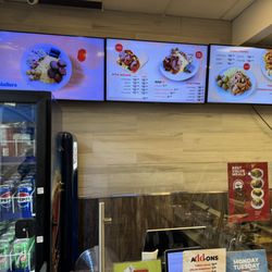 Menu screens and drinks fridge~ (December 2025)