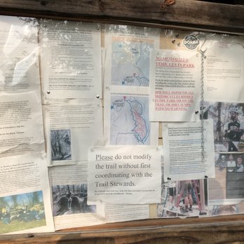 Katie Jackson Park - Information posted at the trailhead. - Hiking Near Me - Dallas, Texas