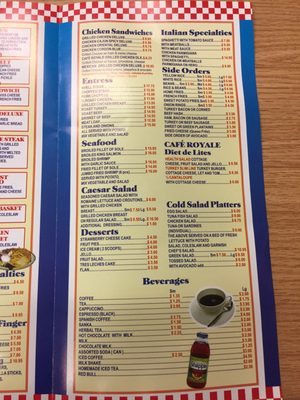 Menu photo 2 Cafe Royale Restaurant Bronx, NY