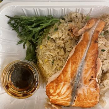 Mr Fried Rice - Teriyaki salmon - Singaporean Near Me - New York, New York