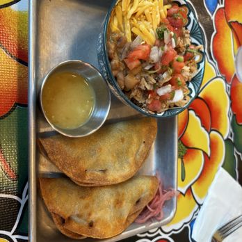 Situ Tacos - 2 Hushwe, beans, and rice. - Tacos Near Me - Seattle, Washington Situ Tacos - 2 Hushwe, beans, and rice. - Tacos Near Me - Seattle, Washington