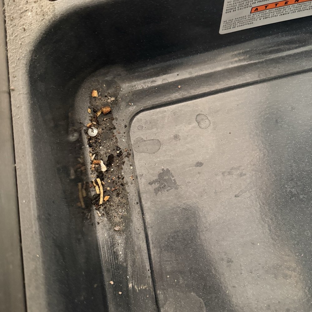 Oven drawer not even touched...
