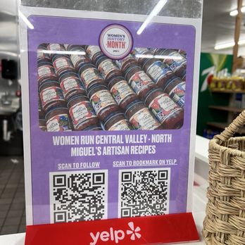 Miguel’s Salsa - QR code for the Yelp event. - Mexican Near Me - Clovis, California