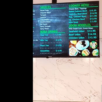 Poke N Salad - Menu - Poke Near Me - Winchester, California