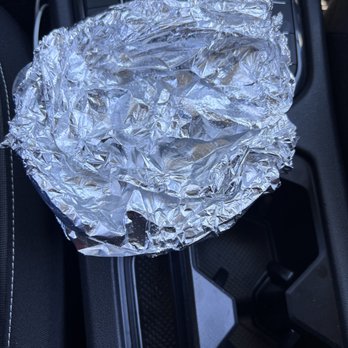 Jamba - the inside of a car with tin foil on it - Juice Bars & Smoothies Near Me - Union City, California