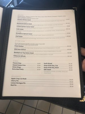 Menu photo 7 The Mulligan Room Tehachapi, CA