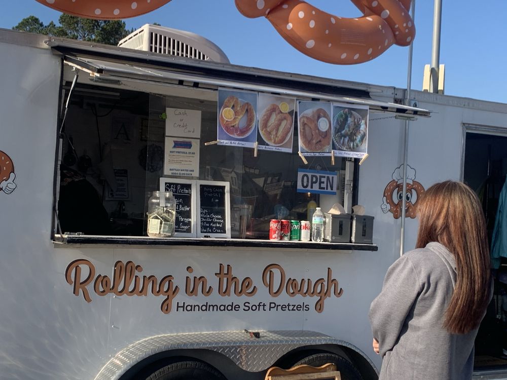 Rolling In The Dough Handmade Pretzels Logo