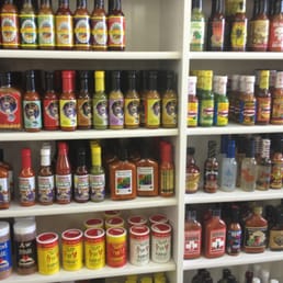 Hot sauce wall!! Hot sauce wall!!
