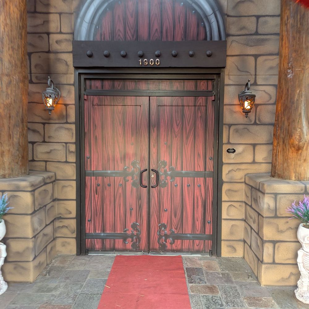 Haunted Castle Cafe - Entrance , main door - Seafood Near Me - Plano, Texas Haunted Castle Cafe - Entrance , main door - Seafood Near Me - Plano, Texas